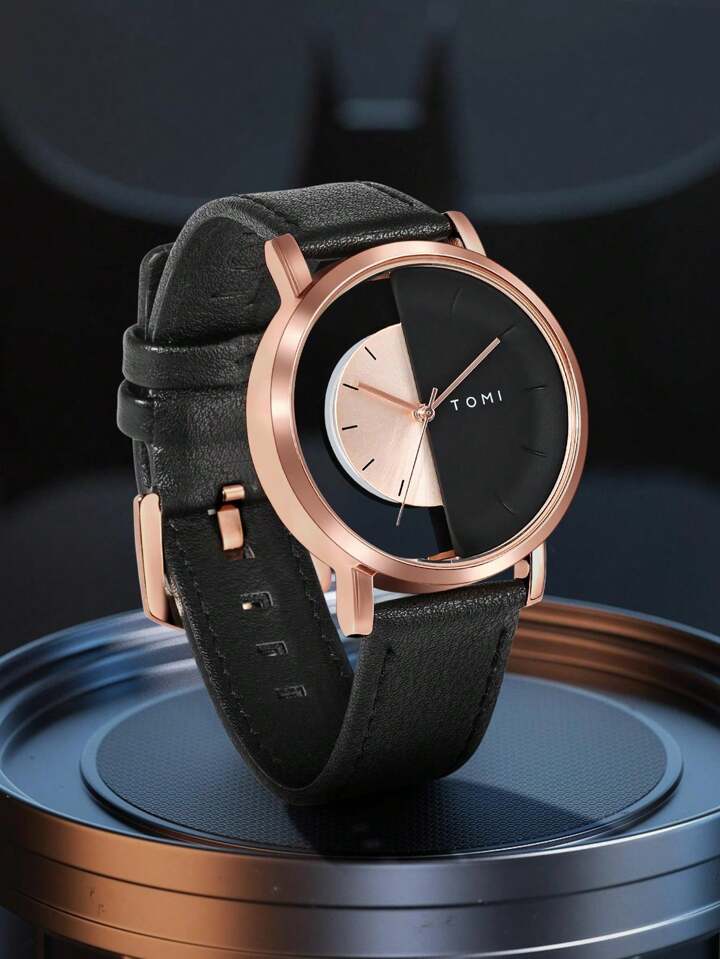 TOMI Watch UniSex Half Transparent