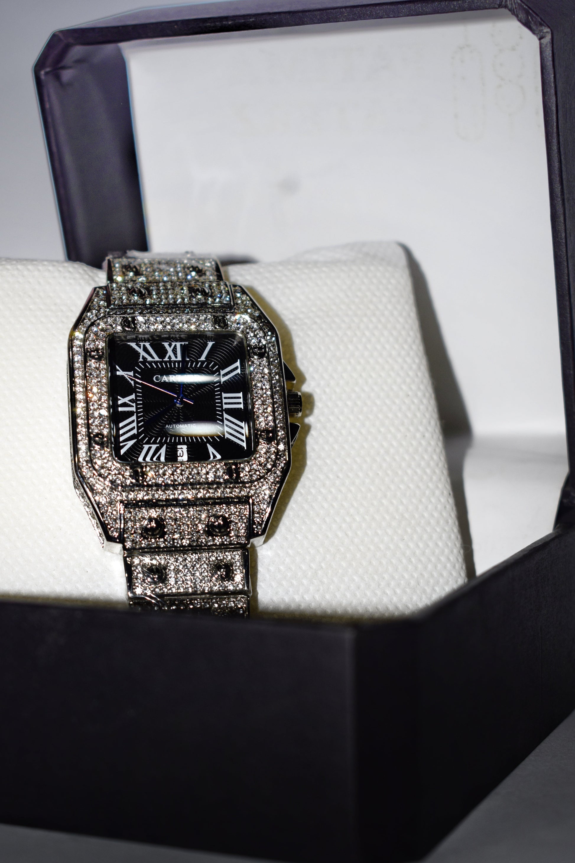 Square Dial Iced out watch