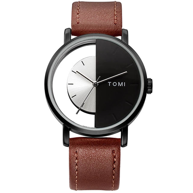 TOMI Watch UniSex Half Transparent