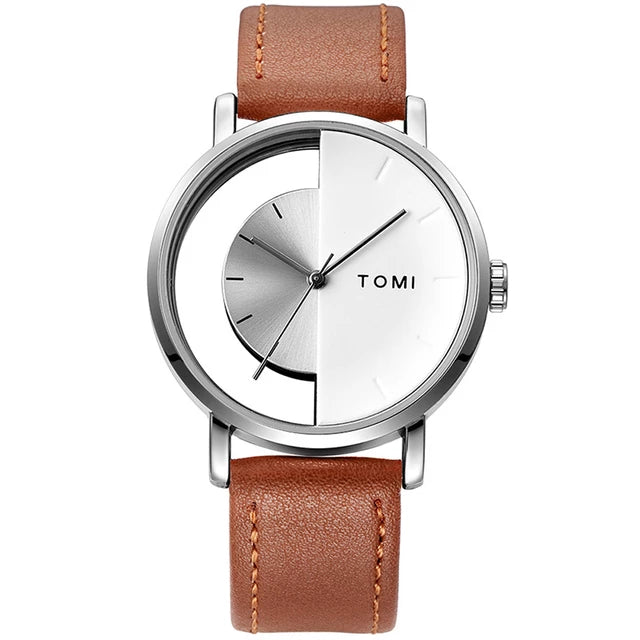 TOMI Watch UniSex Half Transparent