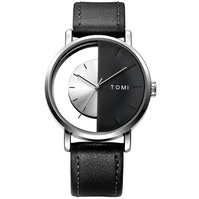 TOMI Watch UniSex Half Transparent