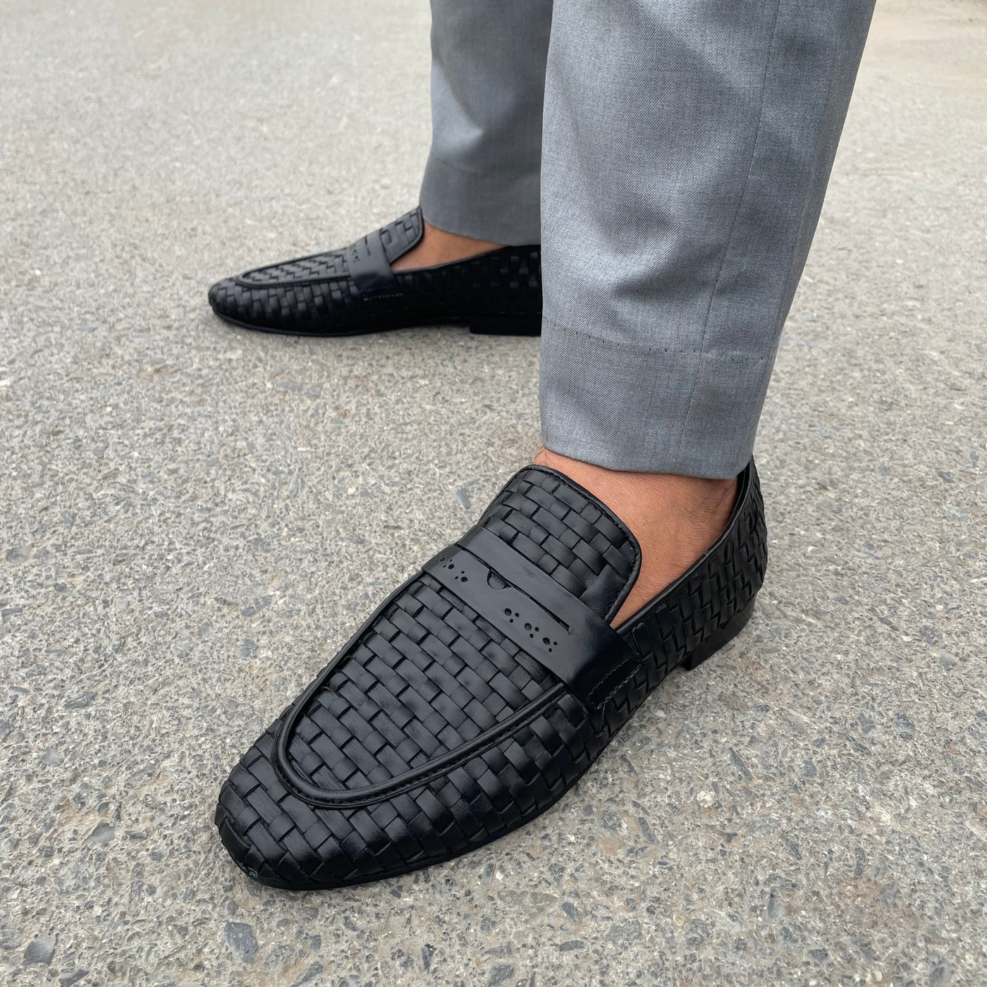 Black  Leather formal shoes