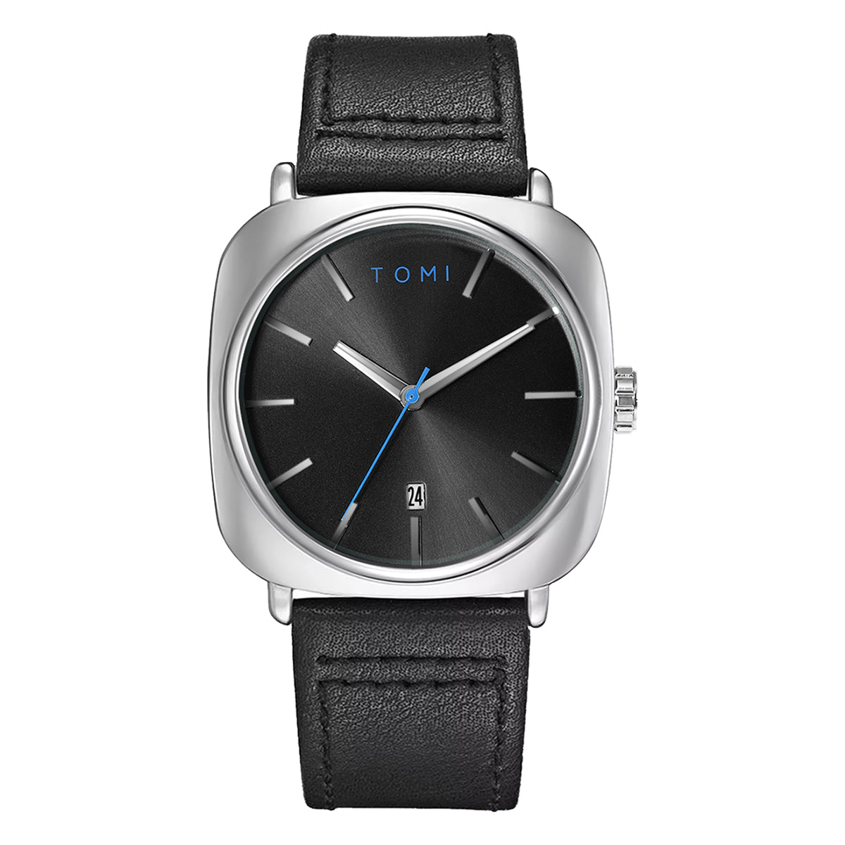 TOMI Mens Watch  leather strap