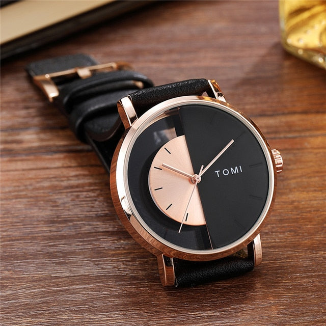 TOMI Watch UniSex Half Transparent